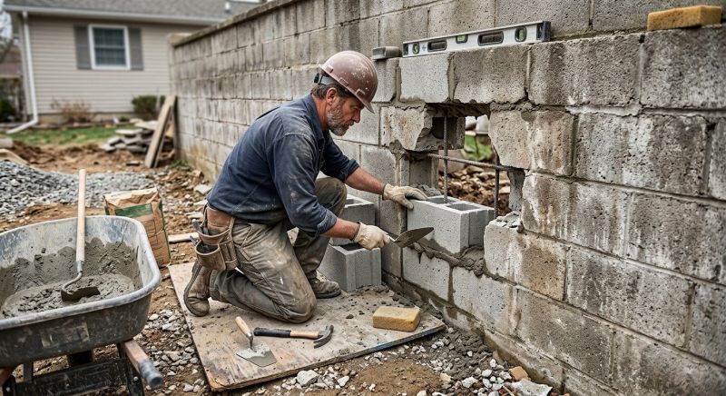 Block Masonry Repair in Park City, UT