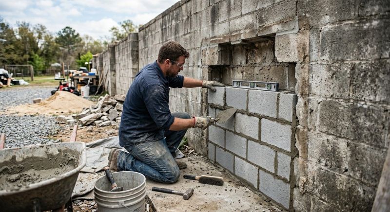 Block Wall Repair in Kamas, UT
