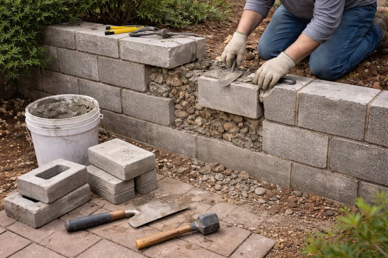 Block Wall Repair in Midway, UT