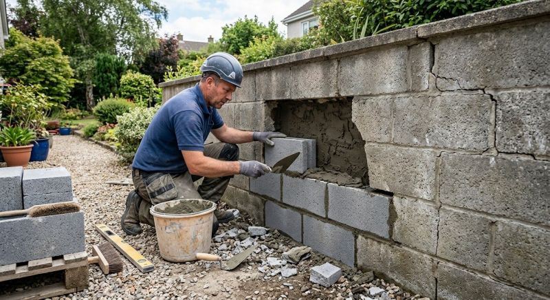 Block Wall Repair in Wasatch County, UT