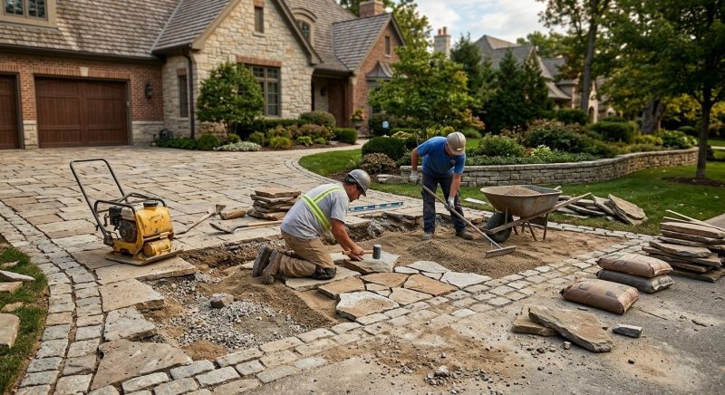 Brick Driveway Repair in Park City, UT
