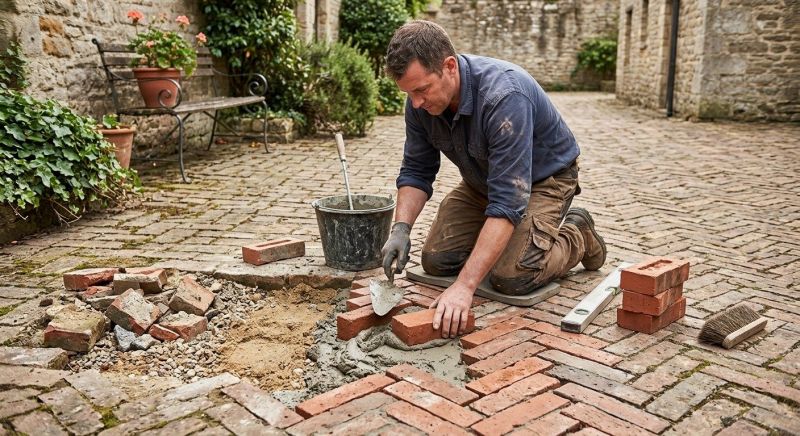Brick Flatwork Repair in Midvale, UT