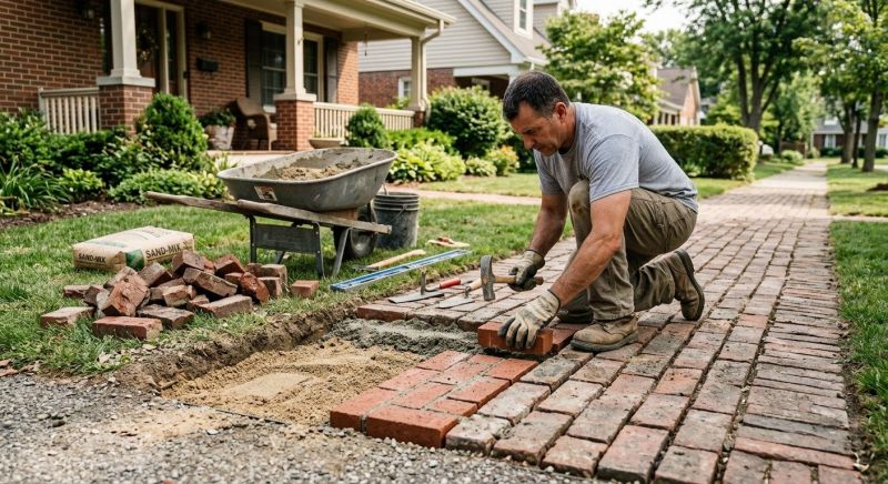 Brick Flatwork Repair in Sandy, UT