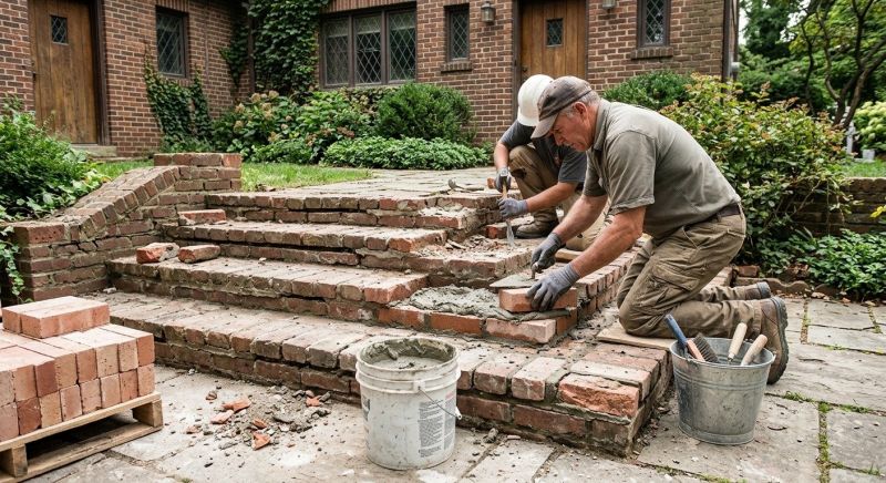 Brick Stairs Repair in Midway, UT