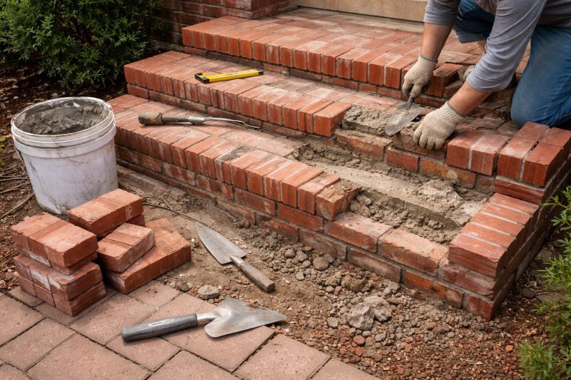 Brick Stairs Repair in Pleasant Grove, UT