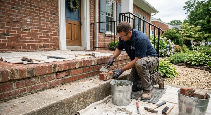 Brick Stairs Repair in Summit County, UT