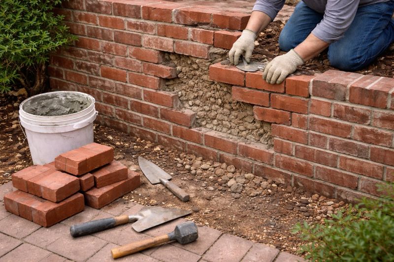 Brick Wall Repair in Park City, UT