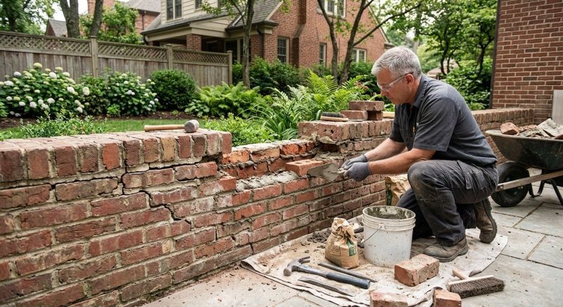 Brick Wall Repair in Oakley, UT