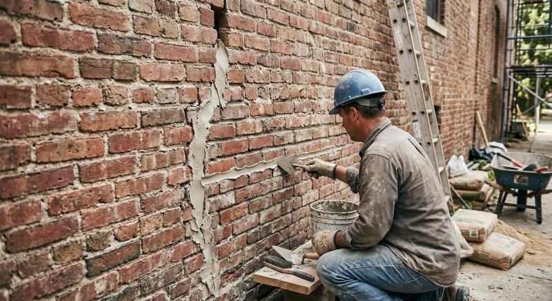 Brick Wall Repair in Summit County, UT