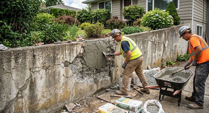 Retaining Wall Repair in Draper, UT