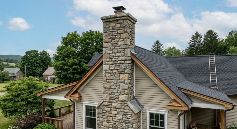 Stone Chimney Installation in American Fork, UT
