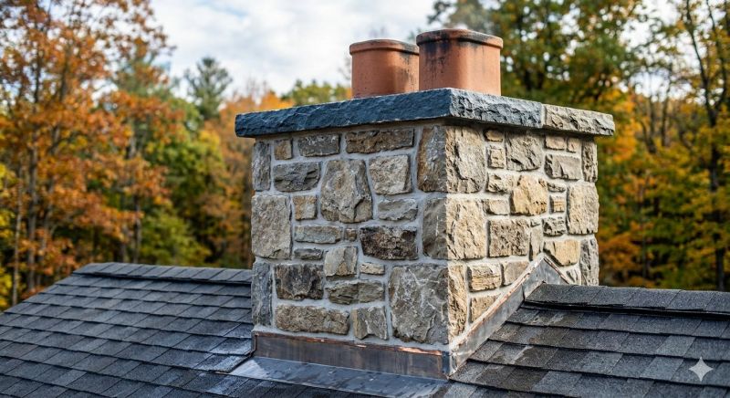 Stone Chimney Installation in Park City, UT