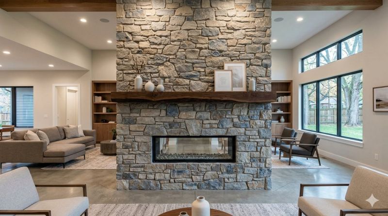 Stone Chimney Installation in Midvale, UT