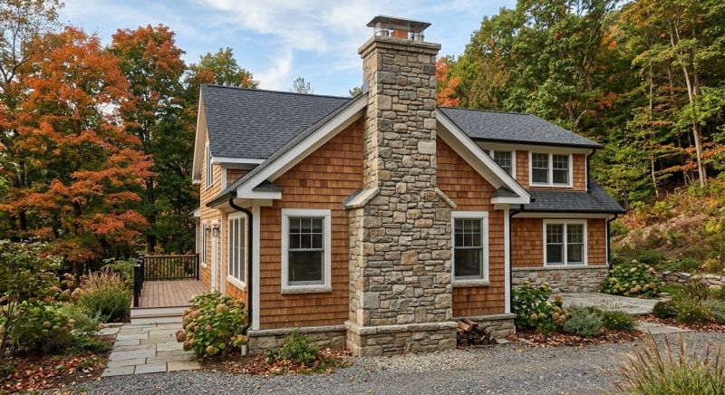 Stone Chimney Installation in Wasatch County, UT