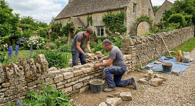 Stone Wall Repair in Kamas, UT